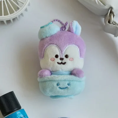 BT21 RJ Welcome Party Rice Bowl Doll Keyring