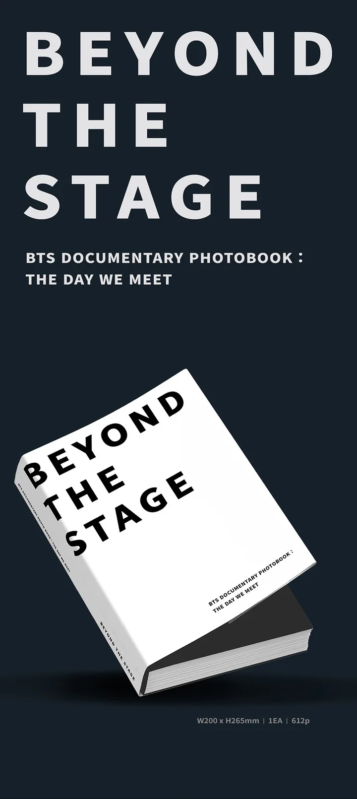 BTS Beyond The Stage Documentary Photobook The Day We Meet