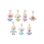 bt21 angel plush keyring angel & villain