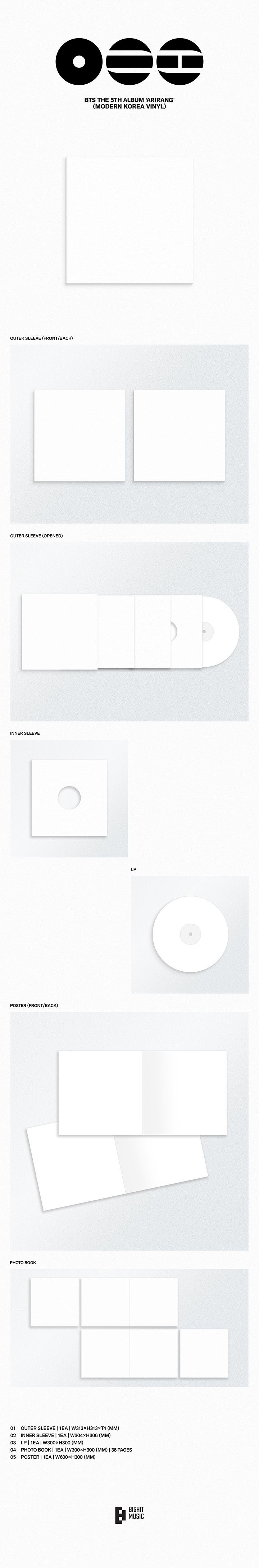 bts | arirang (deluxe vinyl) set