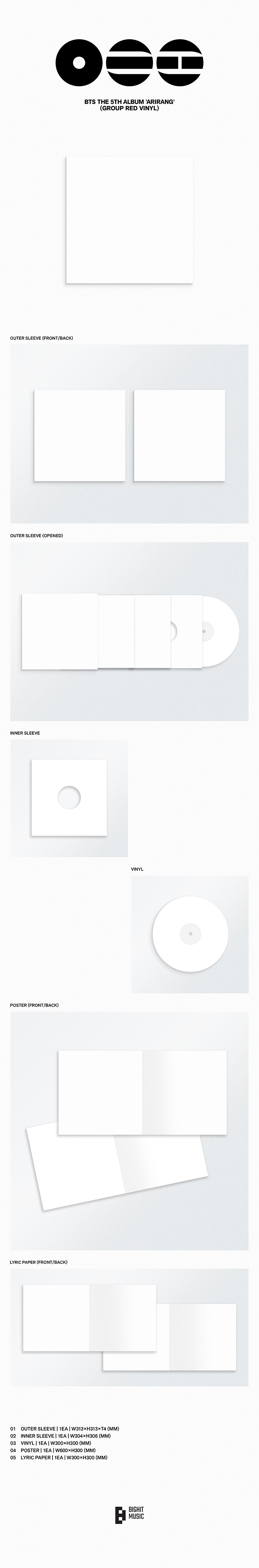bts | arirang (deluxe vinyl) set