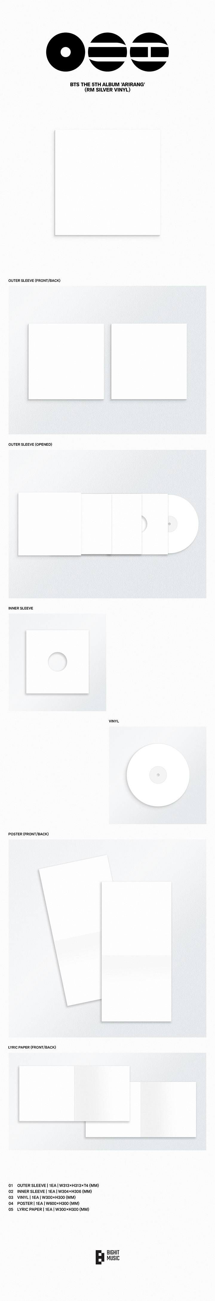 bts | arirang (deluxe vinyl) set