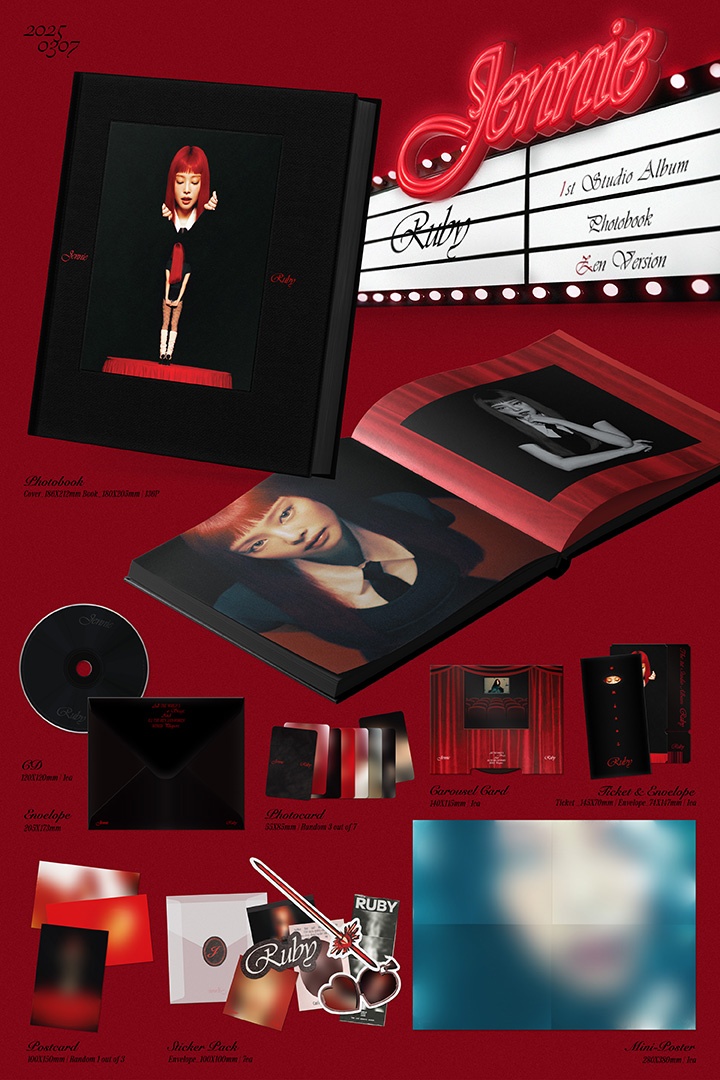 jennie ( blackpink) | the 1st studio album [ruby] (photobook) random