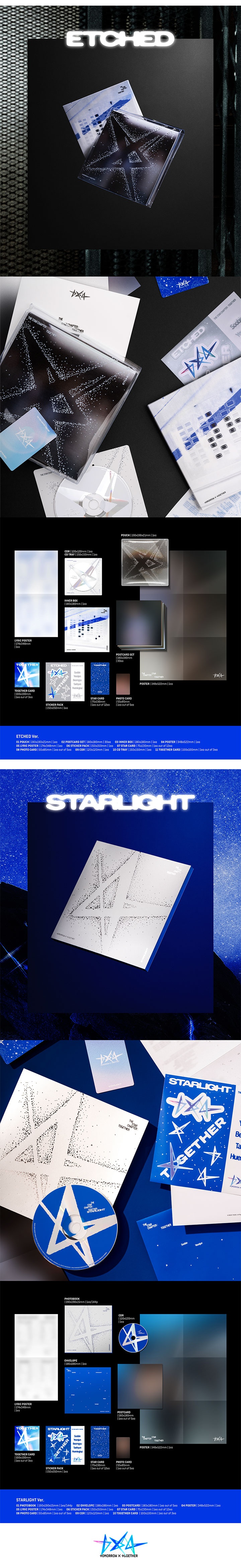 the star chapter together (random) 1 etched