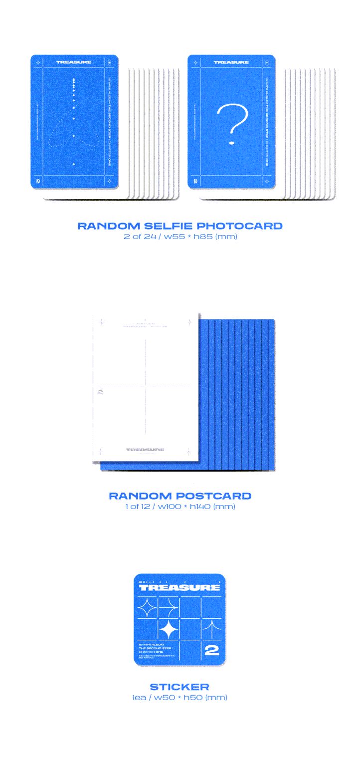 treasure | 1st mini album the second step : chapter one (random)